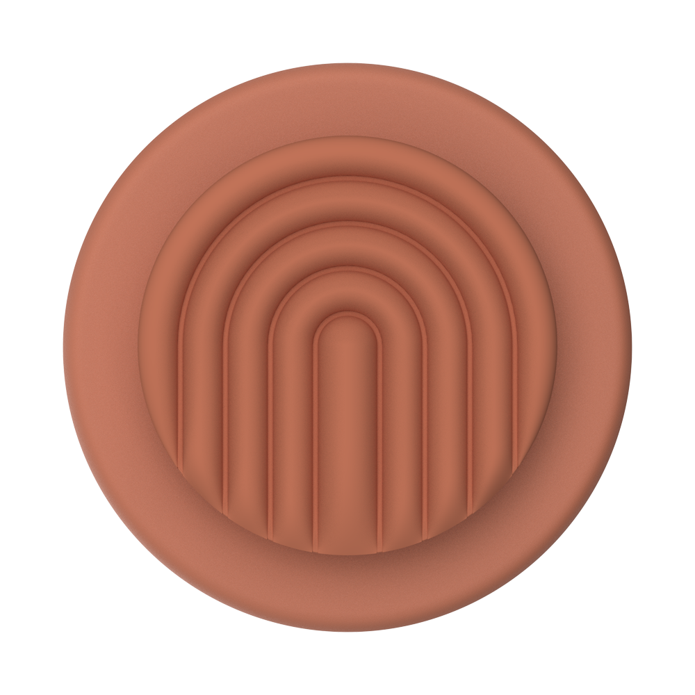 PopOut Terracotta Curves — MagSafe PopGrip - US 89372