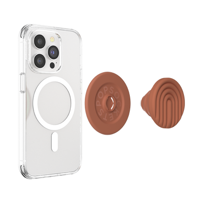 PopOut Terracotta Curves — MagSafe PopGrip - US 96729