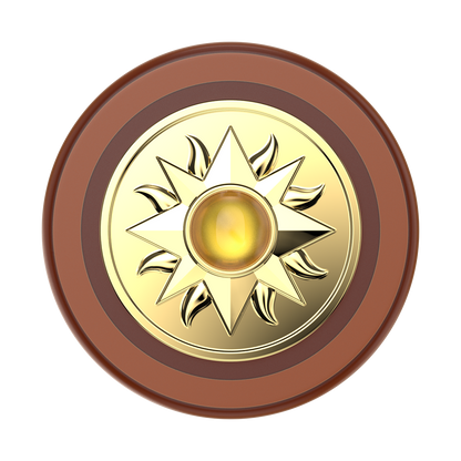 Enamel Sun Jewel Amber — MagSafe PopGrip - US 27827