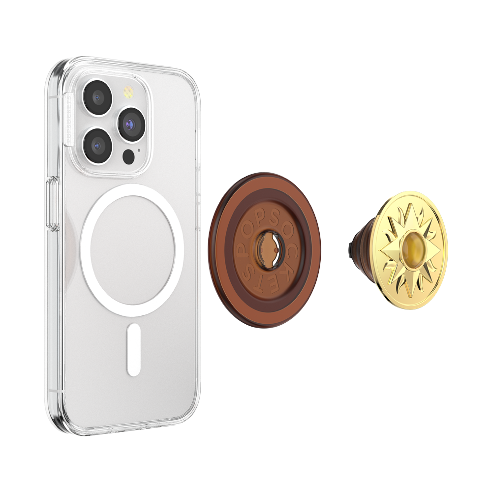 Enamel Sun Jewel Amber — MagSafe PopGrip - US 61451
