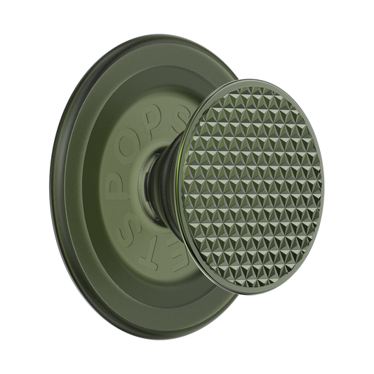 Olive Triangle Knurl — MagSafe PopGrip - US 40510