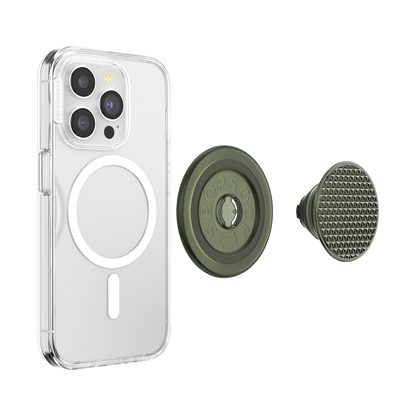 Olive Triangle Knurl — MagSafe PopGrip - US 46125
