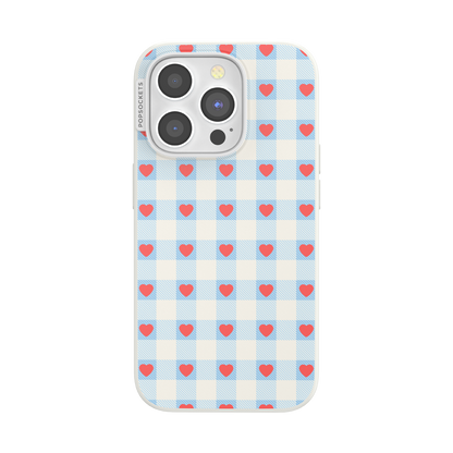Berry Sweet Gingham — iPhone 15 Pro MagSafe Case - US 81936