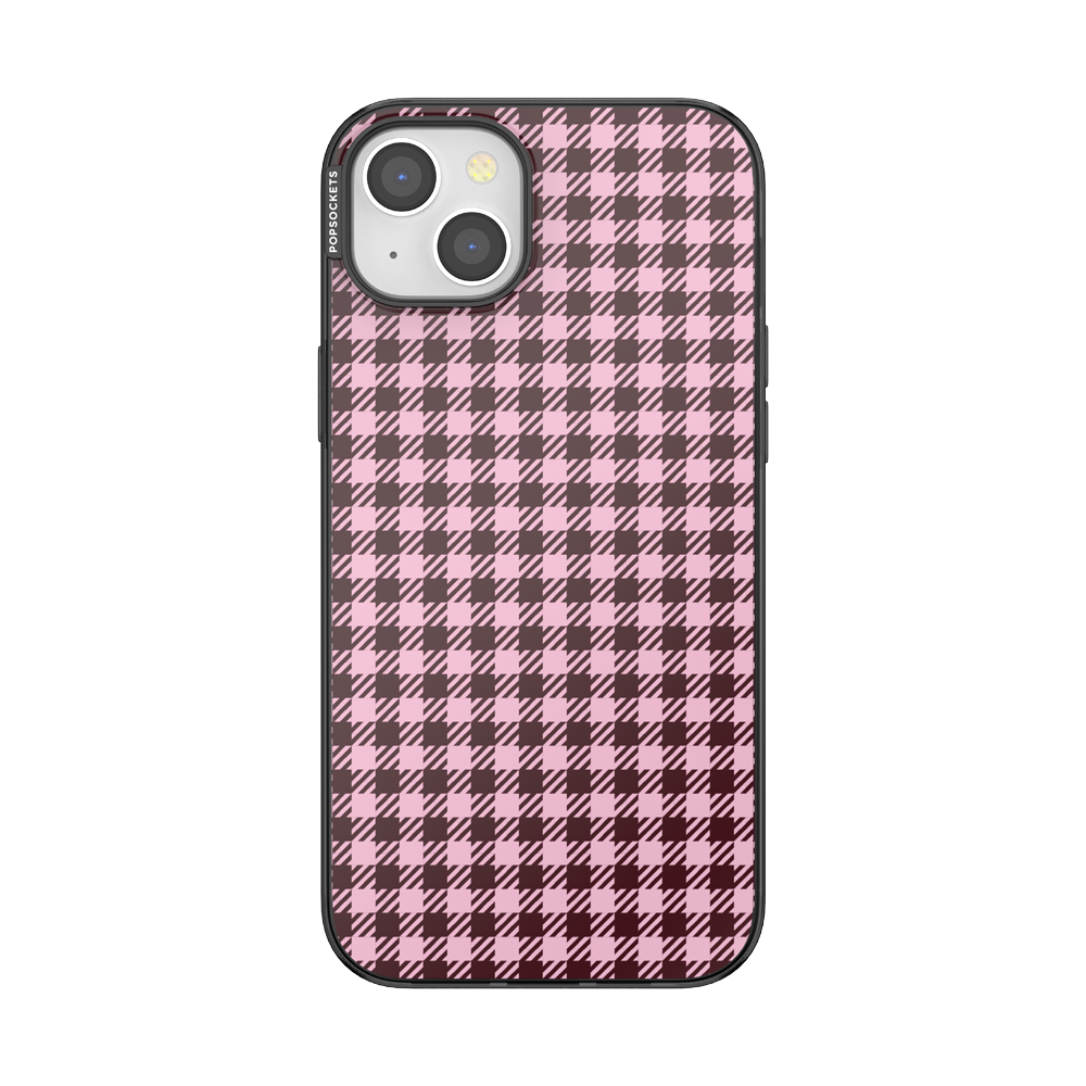 Black Cherry Gingham — iPhone 15 Plus MagSafe Case - US 36897