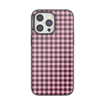 Black Cherry Gingham — iPhone 15 Pro Max MagSafe Case - US 15786