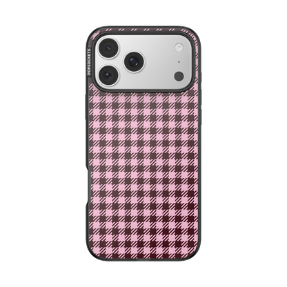Black Cherry Gingham — iPhone 17 Pro Max MagSafe Case - US 09036
