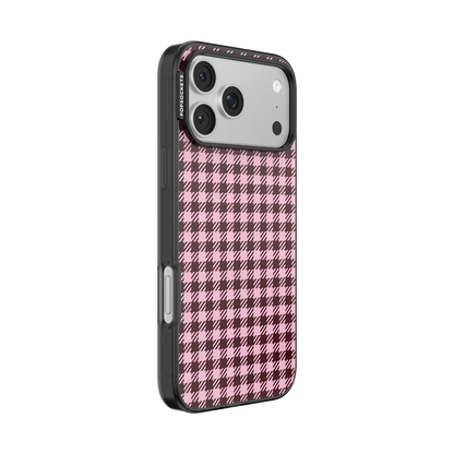 Black Cherry Gingham — iPhone 17 Pro Max MagSafe Case - US 99433