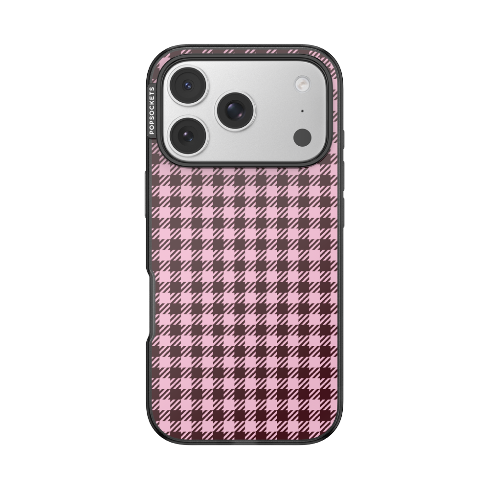 Black Cherry Gingham — iPhone 17 Pro MagSafe Case - US 86867