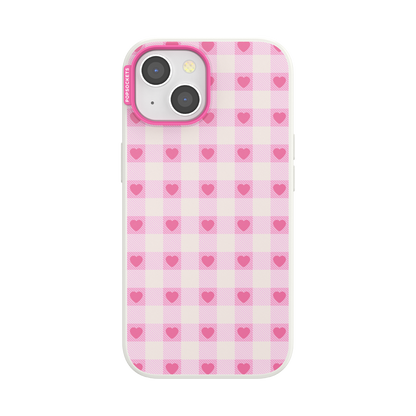 Blush Gingham — iPhone 15 MagSafe Case - US 40434