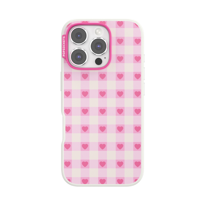Blush Gingham — iPhone 16 Pro MagSafe Case - US 42309