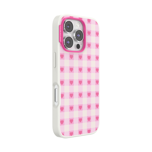 Blush Gingham — iPhone 16 Pro MagSafe Case - US 42309