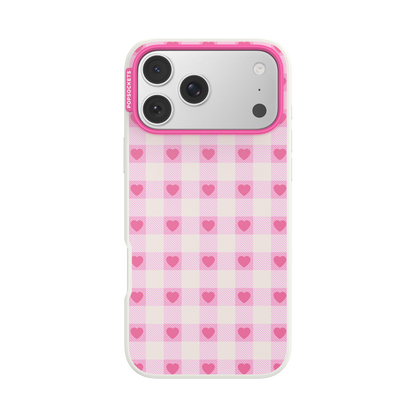 Blush Gingham — iPhone 17 Pro Max MagSafe Case - US 68117