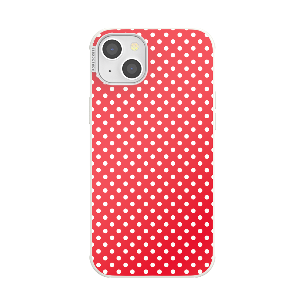 Cherry Red Polka Dot — iPhone 14 Plus MagSafe Case - US 09977