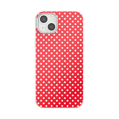 Cherry Red Polka Dot — iPhone 14 Plus MagSafe Case - US 09977