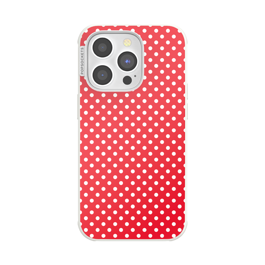 Cherry Red Polka Dot — iPhone 14 Pro MagSafe Case - US 01931