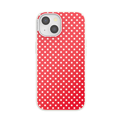 Cherry Red Polka Dot — iPhone 15 MagSafe Case - US 26388