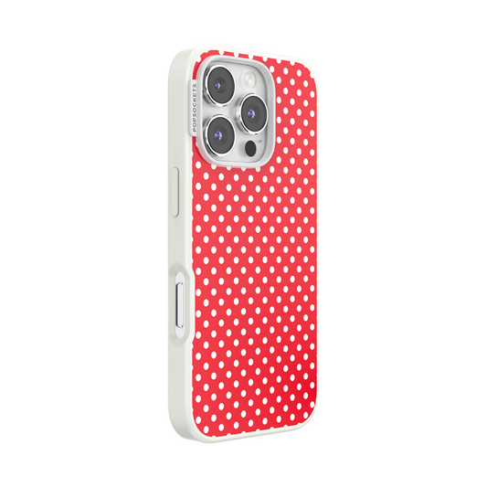 Cherry Red Polka Dot — iPhone 16 Pro MagSafe Case - US 16590