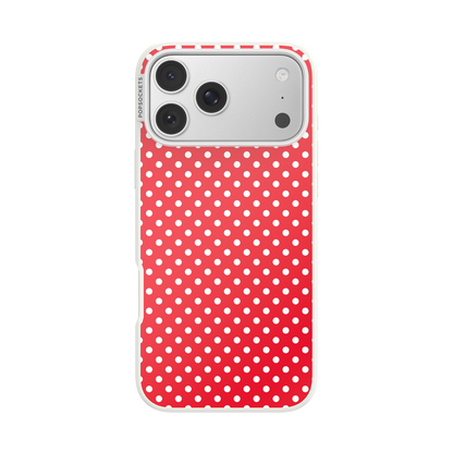 Cherry Red Polka Dot — iPhone 17 Pro Max MagSafe Case - US 12158