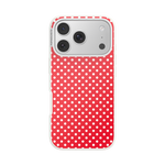 Cherry Red Polka Dot — iPhone 17 Pro MagSafe Case - US 00238