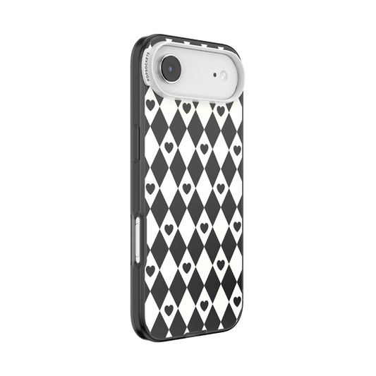 Harlequin Hearts Black — iPhone Air MagSafe Case - US 64573