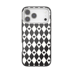 Harlequin Hearts Black — iPhone 17 Pro Max MagSafe Case - US 72716