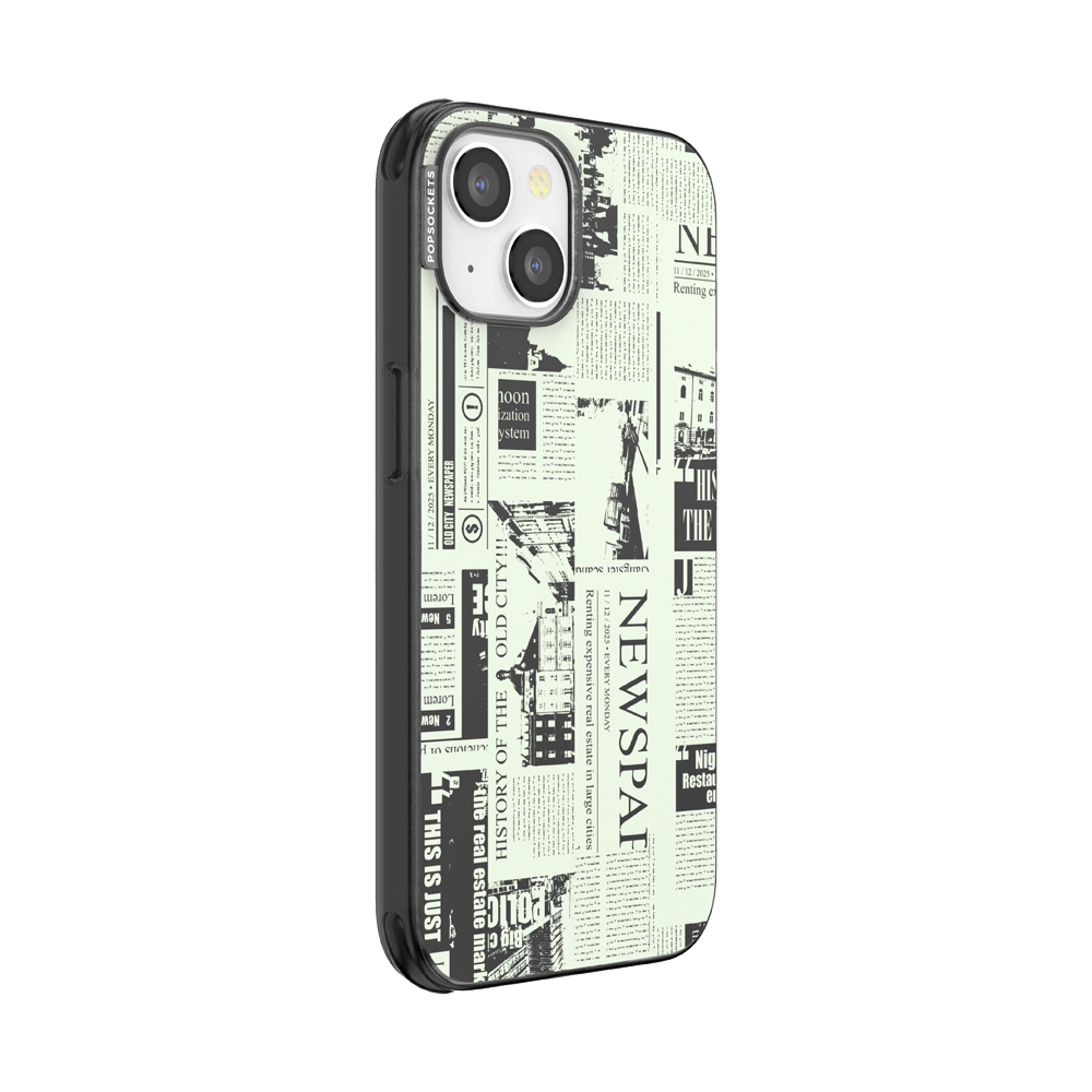 Hot off the Press Black — iPhone 13 MagSafe Case - US 66134