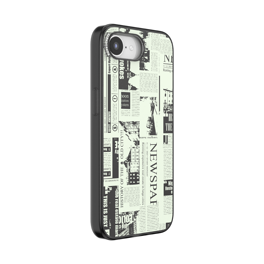 Hot off the Press Black — iPhone 17e/16e MagSafe Case - US 91563
