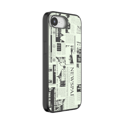 Hot off the Press Black — iPhone 17e/16e MagSafe Case - US 24332
