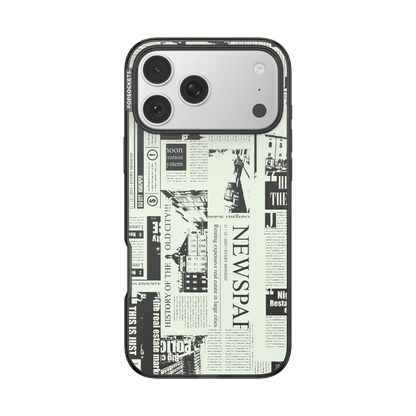 Hot off the Press Black — iPhone 17 Pro Max MagSafe Case - US 66298