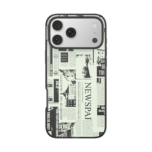 Hot off the Press Black — iPhone 17 Pro Max MagSafe Case - US 54841