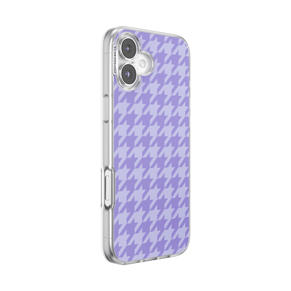 Lilac Houndstooth — iPhone 16 Plus MagSafe Case - US 62431