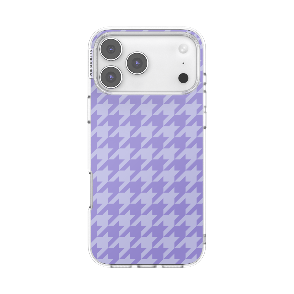 Lilac Houndstooth — iPhone 17 Pro Max MagSafe Case - US 95158