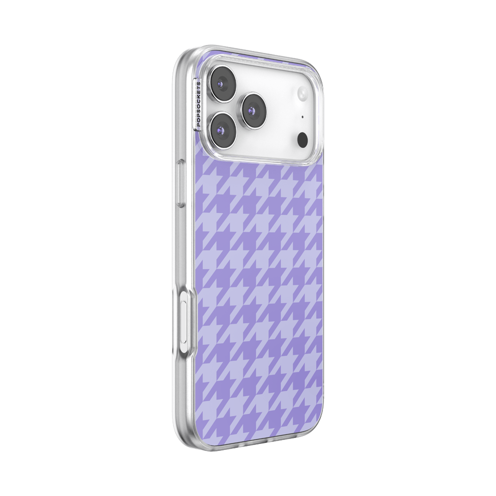 Lilac Houndstooth — iPhone 17 Pro Max MagSafe Case - US 32480