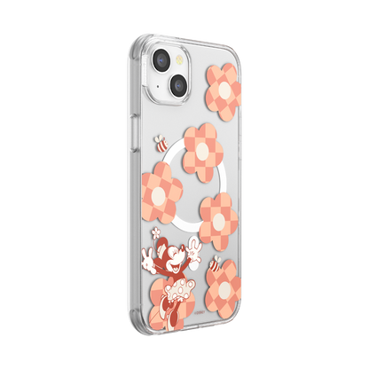 Minnie Checkered Flower  — iPhone 14 Plus MagSafe Case - US 57339