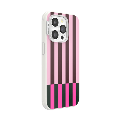 Pop of Pink Stripe — iPhone 14 Pro MagSafe Case - US 53281