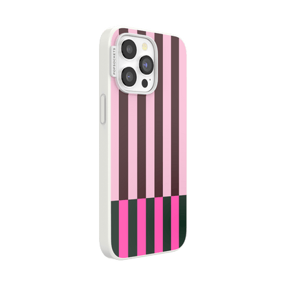 Pop of Pink Stripe — iPhone 15 Pro Max MagSafe Case - US 91992