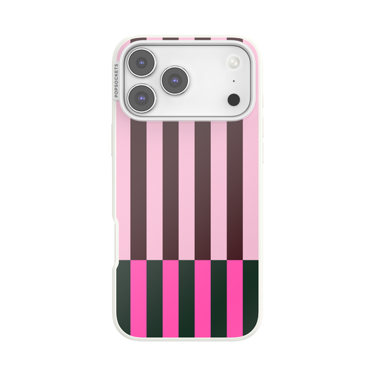 Pop of Pink Stripe — iPhone 17 Pro Max MagSafe Case - US 86269