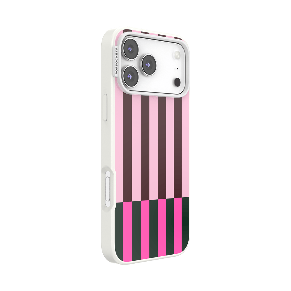 Pop of Pink Stripe — iPhone 17 Pro Max MagSafe Case - US 86269