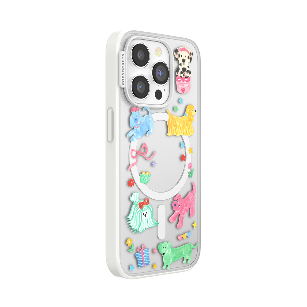 Puppy Cluster — iPhone 15 Pro MagSafe Case - US 20988