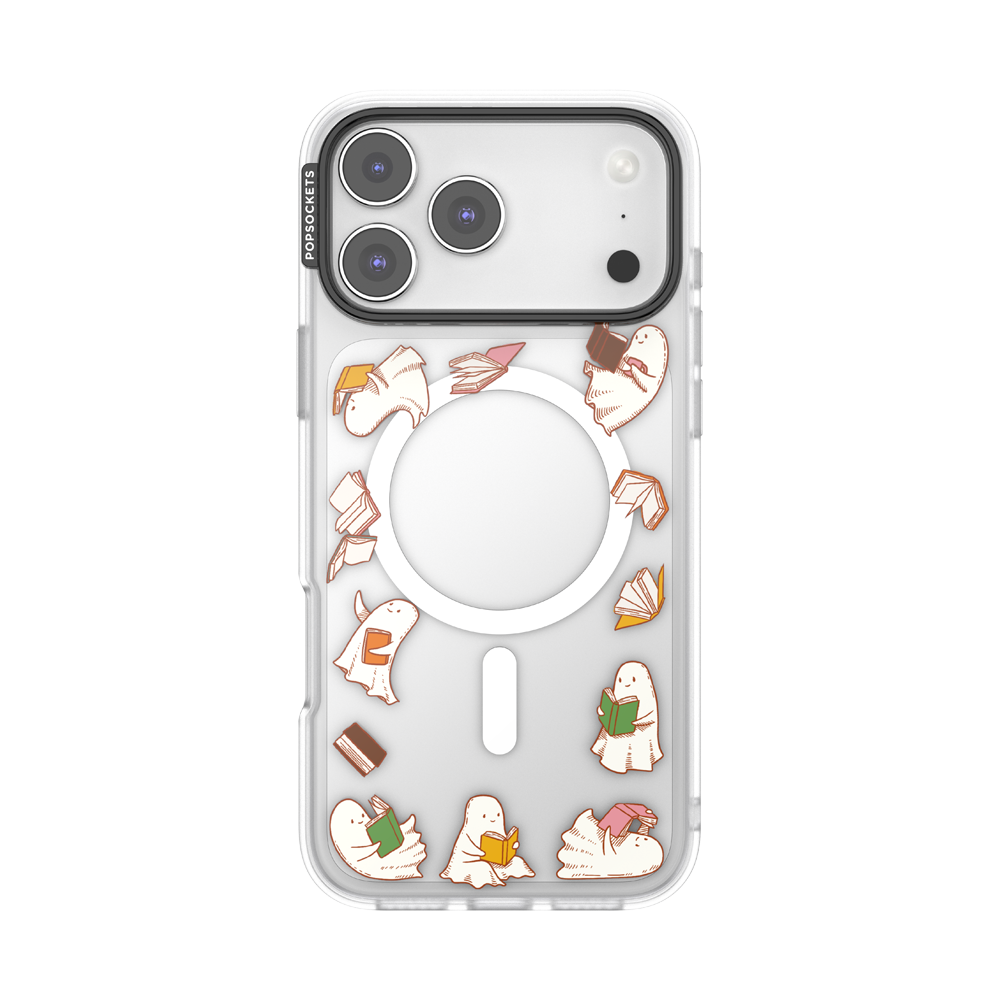 Spooky Book Club Clear — iPhone 17 Pro Max MagSafe Case - US 47427