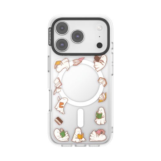 Spooky Book Club Clear — iPhone 17 Pro MagSafe Case - US 69237