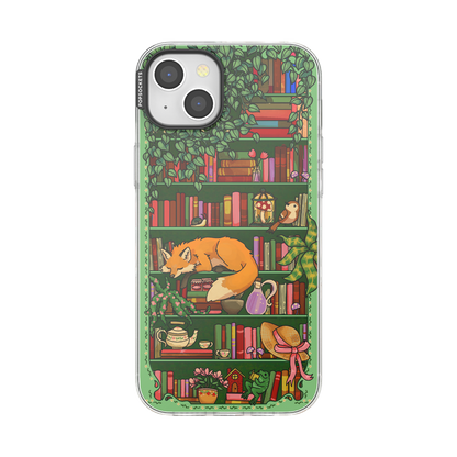Storied Shelves Green — iPhone 15 Plus MagSafe Case - US 19420