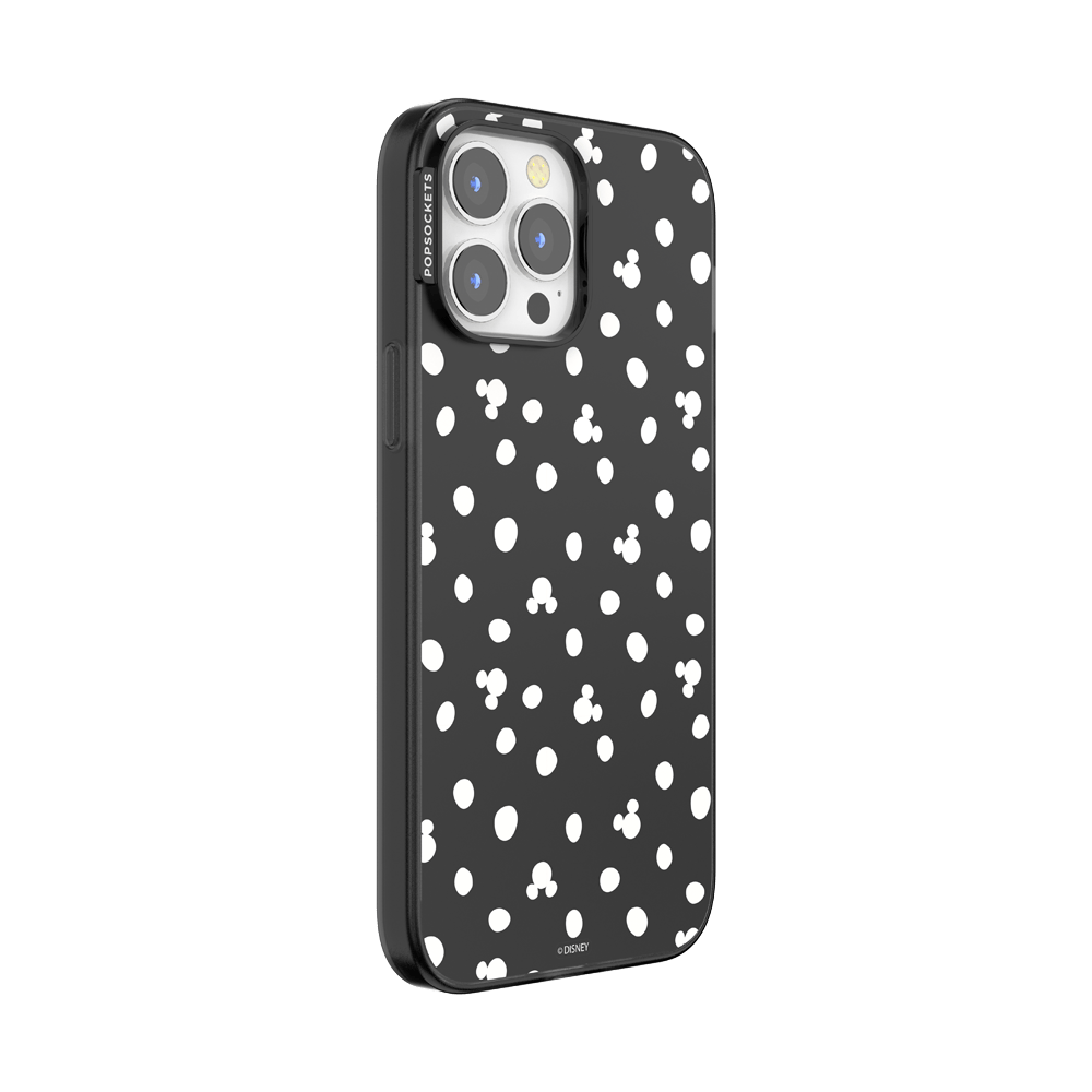 Translucent Black Mickey Polka Dot — iPhone 13 Pro Max MagSafe Case - US 05751