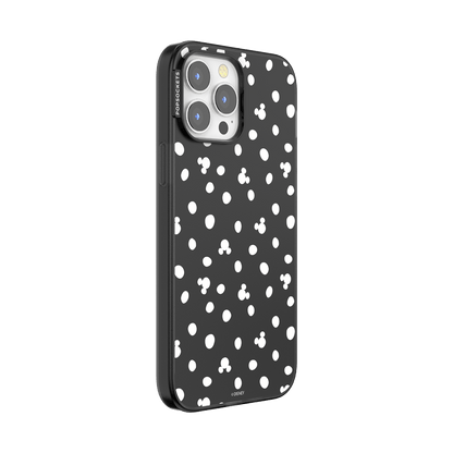 Translucent Black Mickey Polka Dot — iPhone 13 Pro Max MagSafe Case - US 05751
