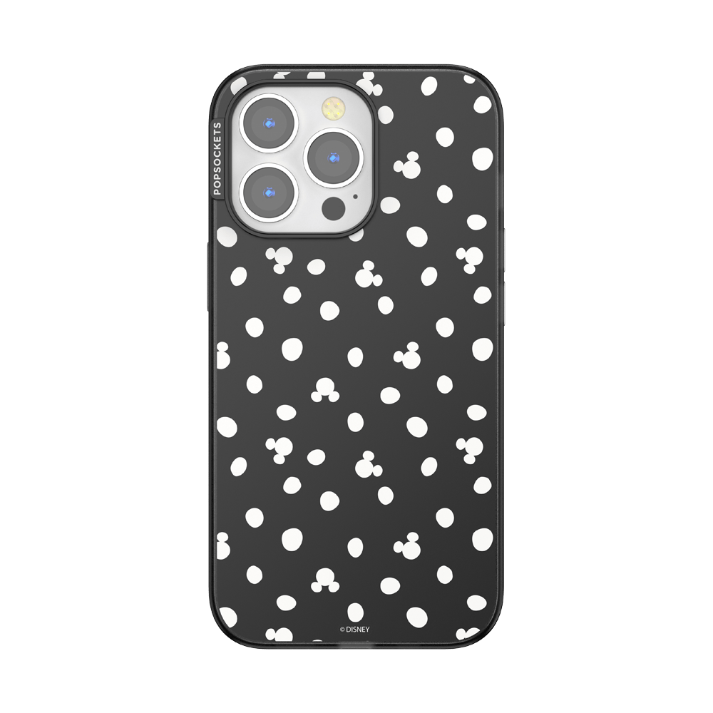 Translucent Black Mickey Polka Dot — iPhone 13 Pro MagSafe Case - US 26974