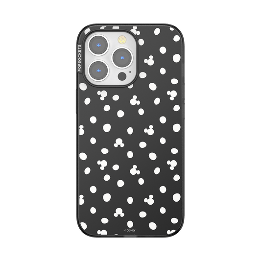Translucent Black Mickey Polka Dot — iPhone 13 Pro MagSafe Case - US 26974