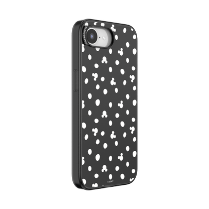 Translucent Black Mickey Polka Dot — iPhone 17e/16e MagSafe Case - US 39924