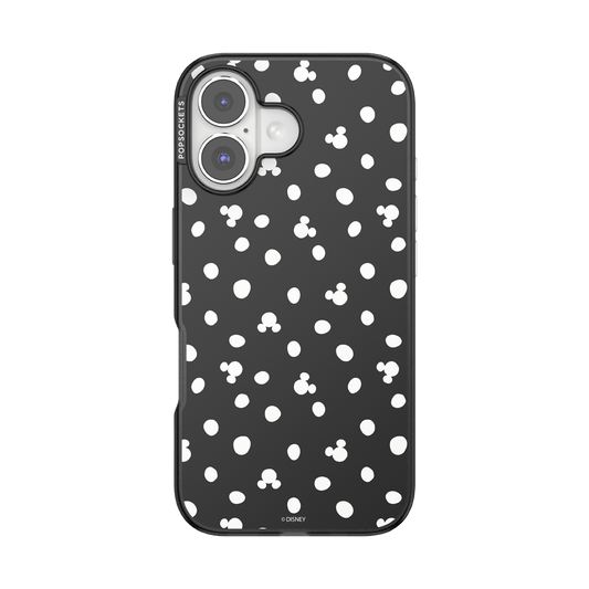 Translucent Black Mickey Polka Dot — iPhone 16 MagSafe Case - US 67939