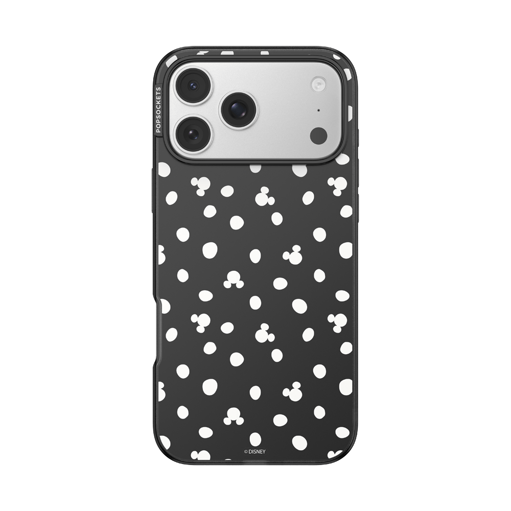 Translucent Black Mickey Polka Dot — iPhone 17 Pro Max MagSafe Case - US 03272