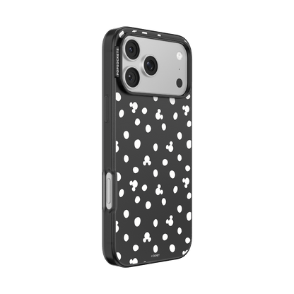 Translucent Black Mickey Polka Dot — iPhone 17 Pro Max MagSafe Case - US 54055
